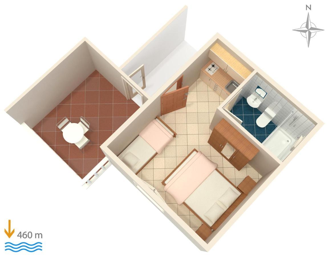 Apartments With A Parking Space Vodice - 2995 외부 사진